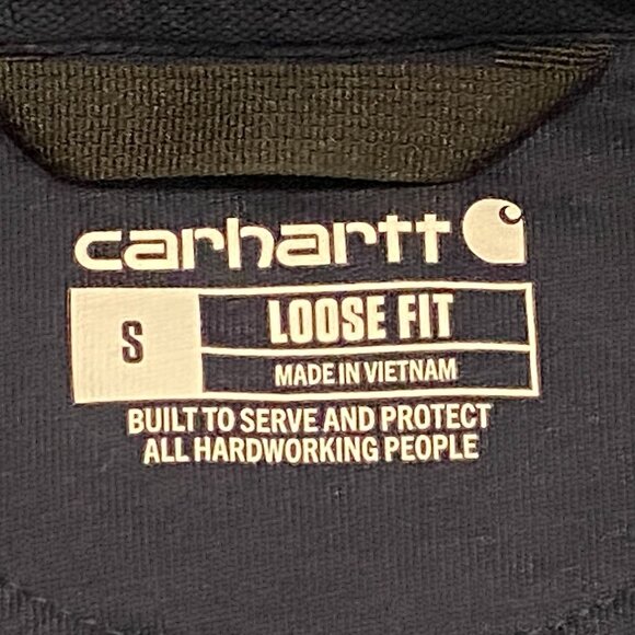 Carhartt Loose Fit Midweight Logo Sleeve Graphic Hoodie Sweatshirt Mens S K288 - Picture 6 of 7